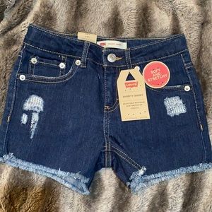 New Levi’s Shorty Denim Shorts Size 8